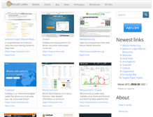 Tablet Screenshot of bitcoinlinks.net